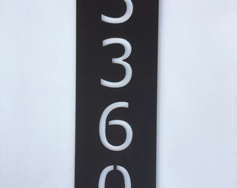Placa de dirección de metal, signo de dirección de metal, signo de dirección, números de la casa