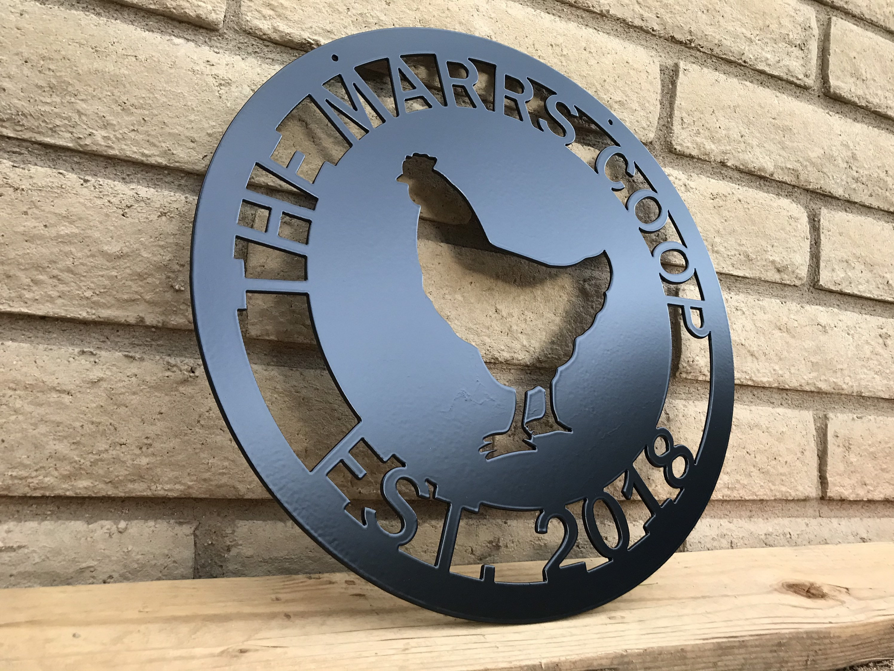 Custom Chicken Coop Sign Metal Chicken Coop Sign Etsy