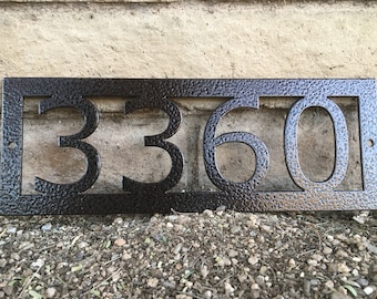 Address Sign | Metal Address Sign | Address Plaque | Metal Address Plaque | Number Sign | Outdoor Sign | House Number Sign | House Sign