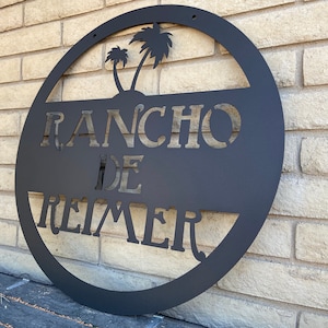 Custom Metal Signs | Home decor | Monogram Wall Decor | Metal Wall Art | Family Name Sign | Last Name Sign | Custom Metal Art