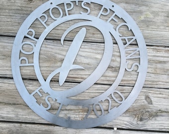 Custom Metal Sign | Last Name Metal Sign | Custom Last Name Sign | Metal address Sign | Wedding Gift | Custom Metal Sign