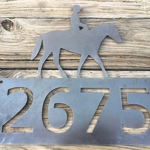 Pferd Adressschild | Metall Adressschild | Pferd Adressschild | Personalisiertes Adressschild | Adressschild