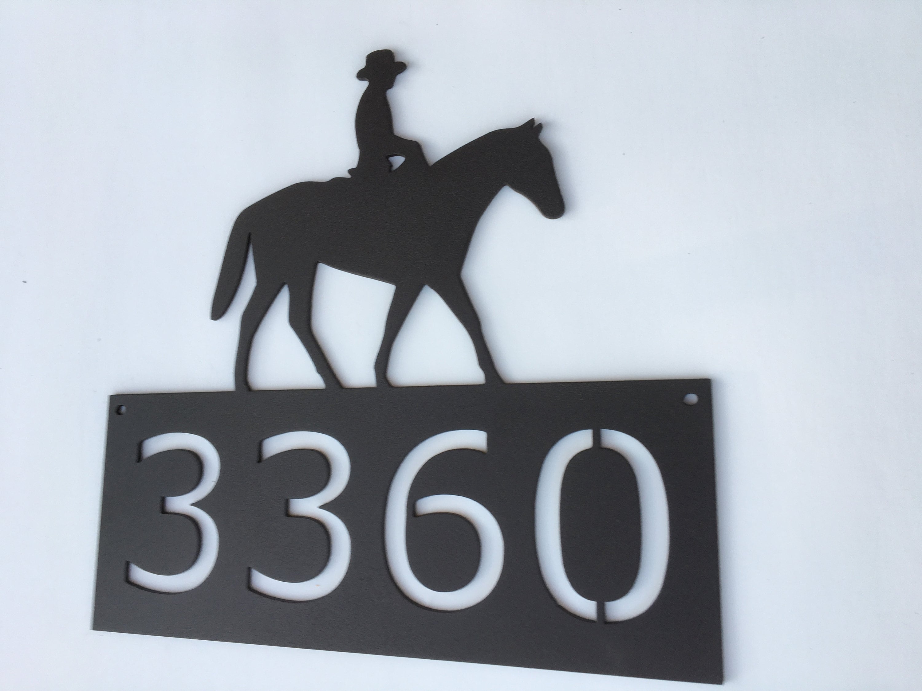 Horse Address Sign Metal Address Sign Horse Address Sign Etsy
