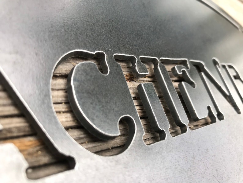 Vintage Metal Bar Sign Established Wall Decor Personalized Etsy