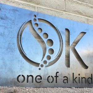 Custom Business Logo Or Artwork | Custom Metal Sign | Business Logo Sign