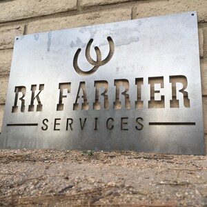 Custom Metal Signs | Farm Sign | Monogram Wall Decor | Metal Wall Art | Family Name Sign | Last Name Sign | Custom Metal Art | Ranch Sign