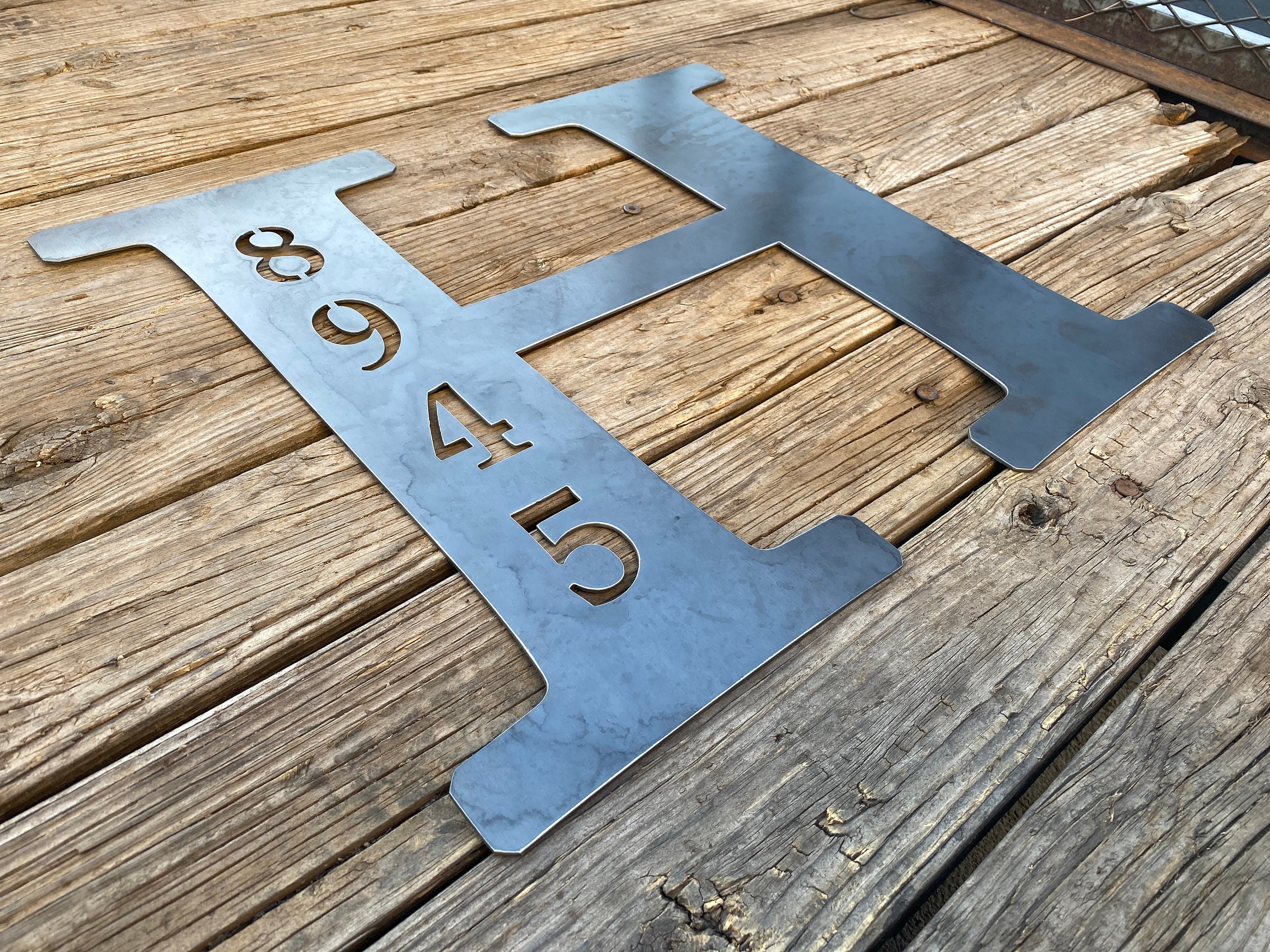 Custom Metal Address Sign Metal Sign Personalized Metal Etsy