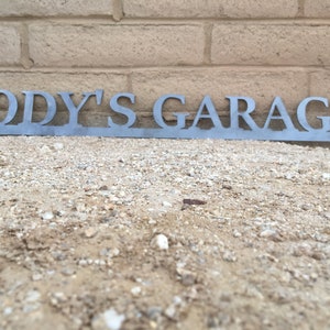 Custom Garage Sign | Custom Metal Sign | Family Room Decor | Family Sign | Metal Word Art