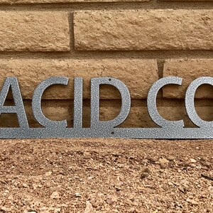 Custom Garage Sign | Custom Metal Sign | Family Room Decor | Family Sign | Metal Word Art