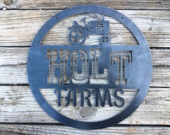 Metal Farm Sign | Personalized Farm Sign | Custom Metal Farm Sign | Farm Sign Metal