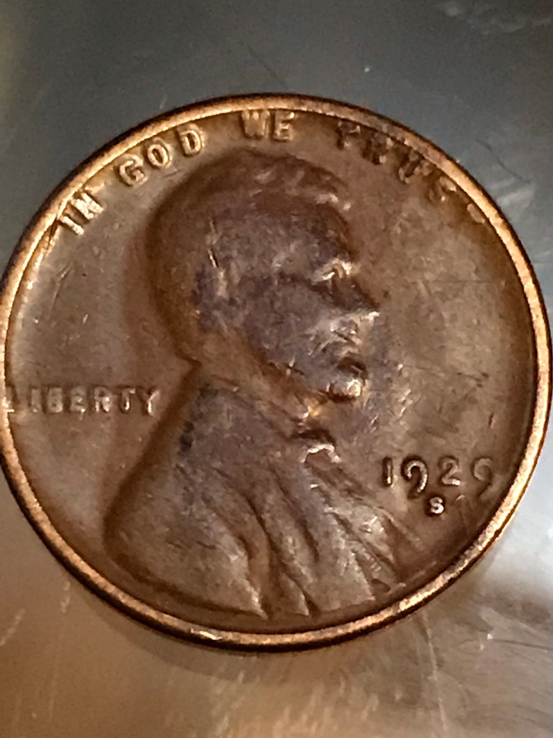 1929 s Wheat Penny. Etsy