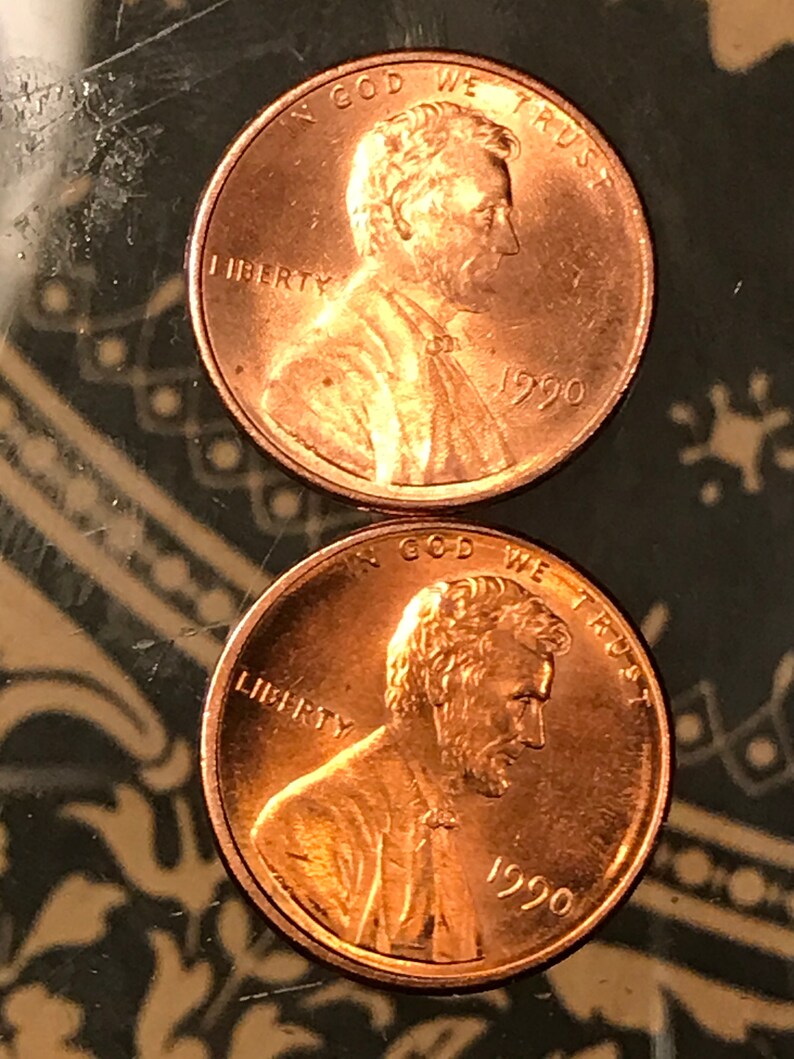 1990 Lincoln Penny Set2M nze Ein Preis Etsy