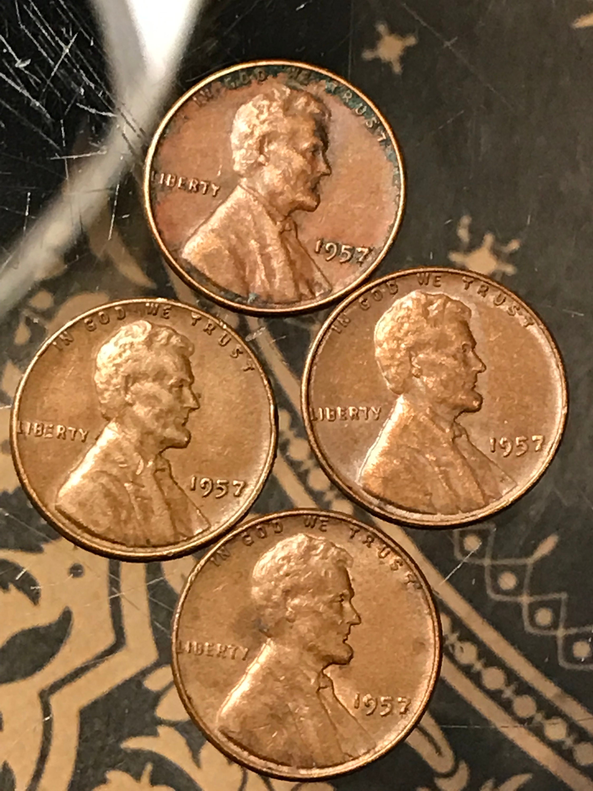 Wheat Pennies 1957 - 449gpnv