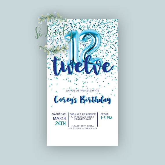 Paquete Digital Con 11 Invitaciones Para Cumpleaños Editables Guía D