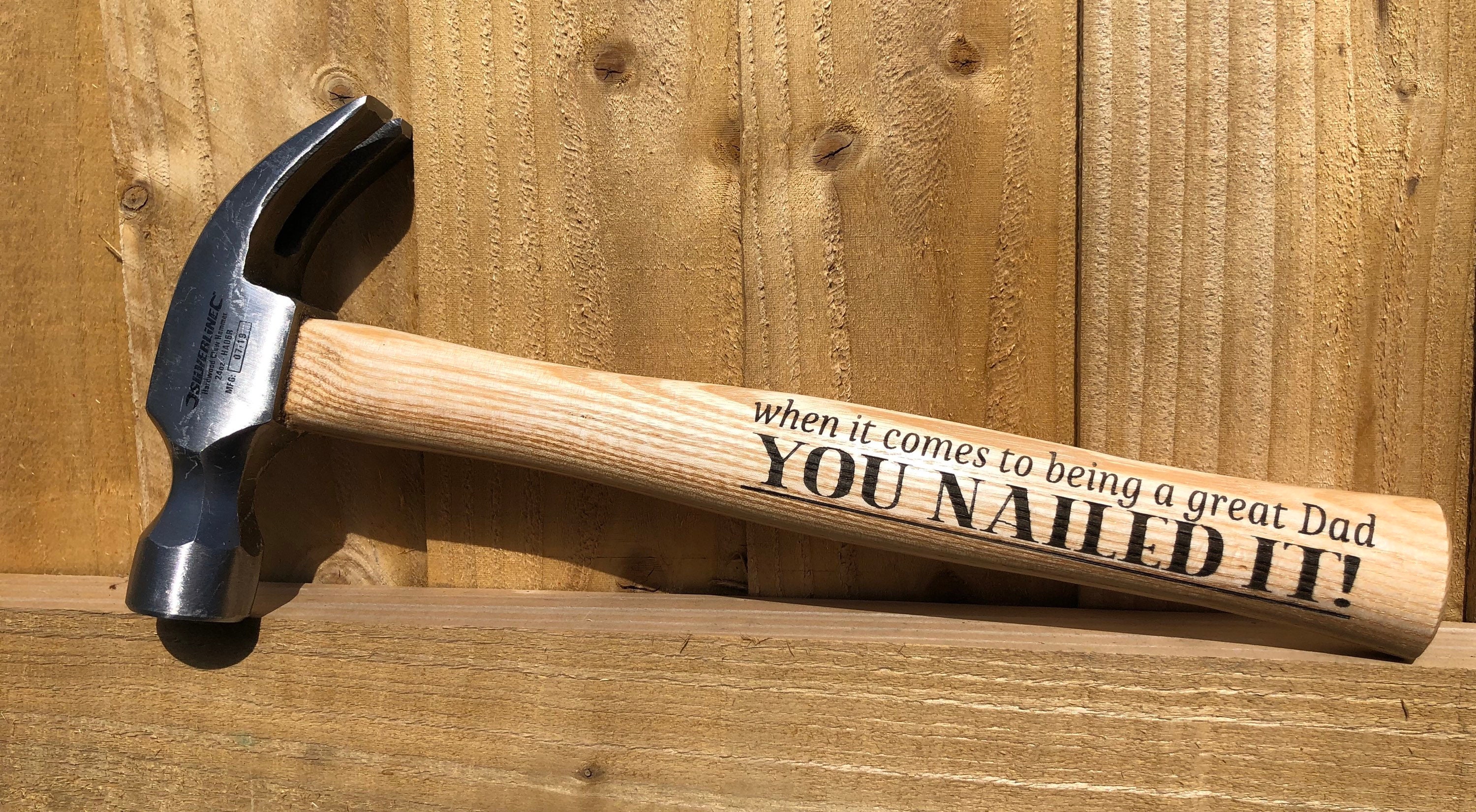 Engraved hammer gift 16oz novelty hammer Dad Grandad Etsy