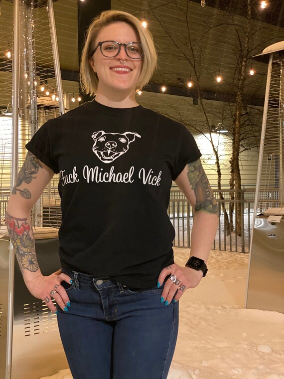 Anti dog Fighting Graphic Tee Fuck Michael Vick Etsy