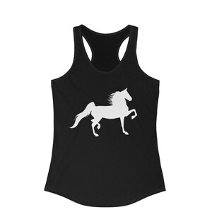 Equestrian Saddlebred Horse Racerback Tank Top