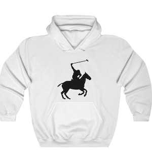 Equestrian Polo Hooded Sweatshirt