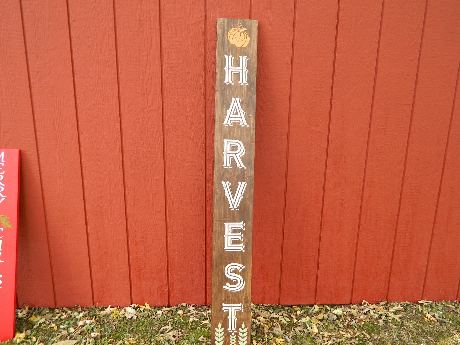 Porch Leaner Harvest Porch leaner Double Sided Porch Etsy