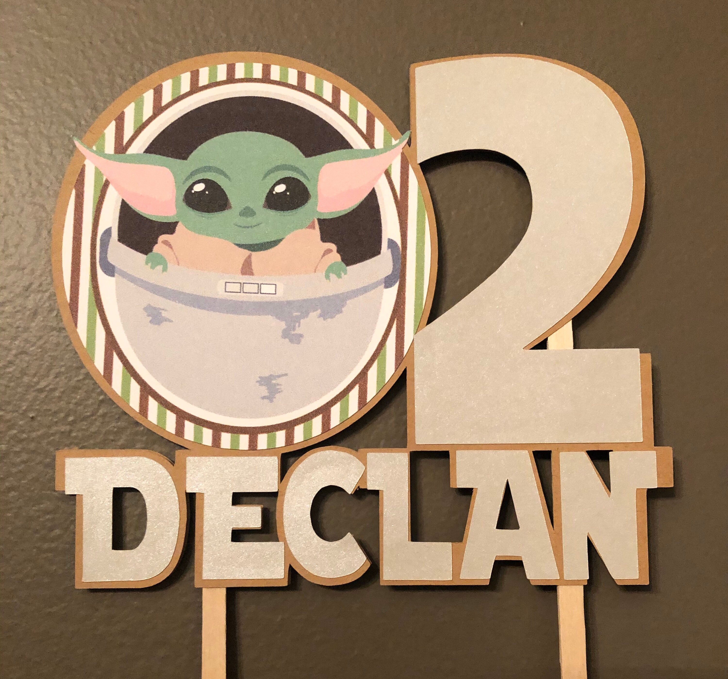 Silver Baby Yoda Torta Topper Compleanno Partito Torta Etsy Silver Baby Yoda Torta Topper Compleanno Partito Torta Etsy