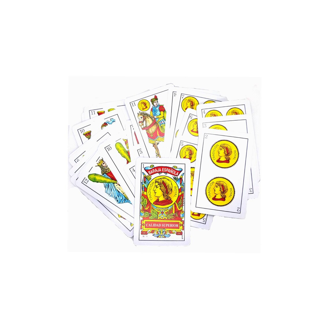 1 Spanish Playing Cards With Free Basic Manual on How to Read Etsy