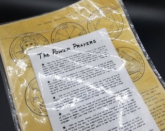The 7 pentacles seals of Solomon Planets sun mercury mars Venus Jupiter Saturn with free dragons blood oil and resin
