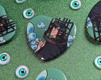 Bloodborne – Micolash – Heart Pin Buttons