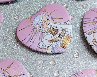 Dark Souls – Gwyndolin – Heart Pin Buttons