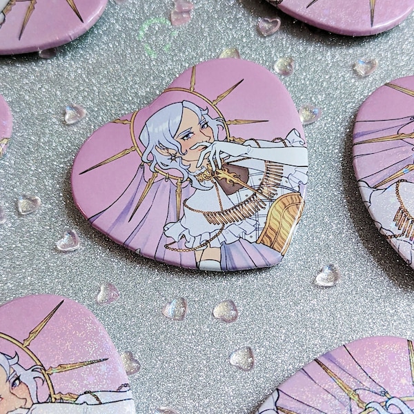 Dark Souls – Gwyndolin – Heart Pin Buttons