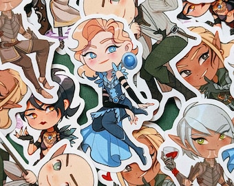Dragon Age –  Chibis – 3" Stickers