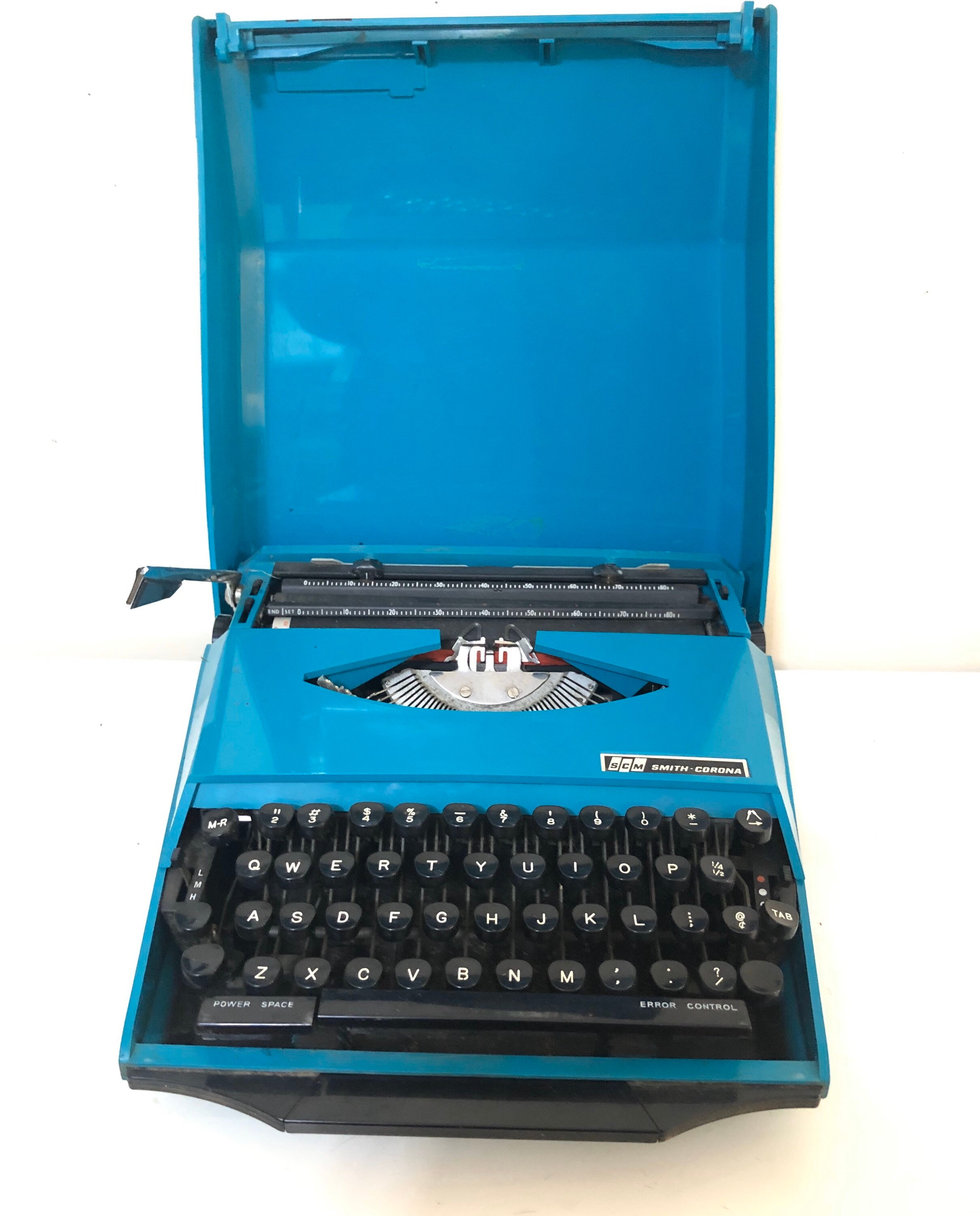 Vintage Smith Corona Karmann Ghia Super G Portable Typewriter (c.1970s –