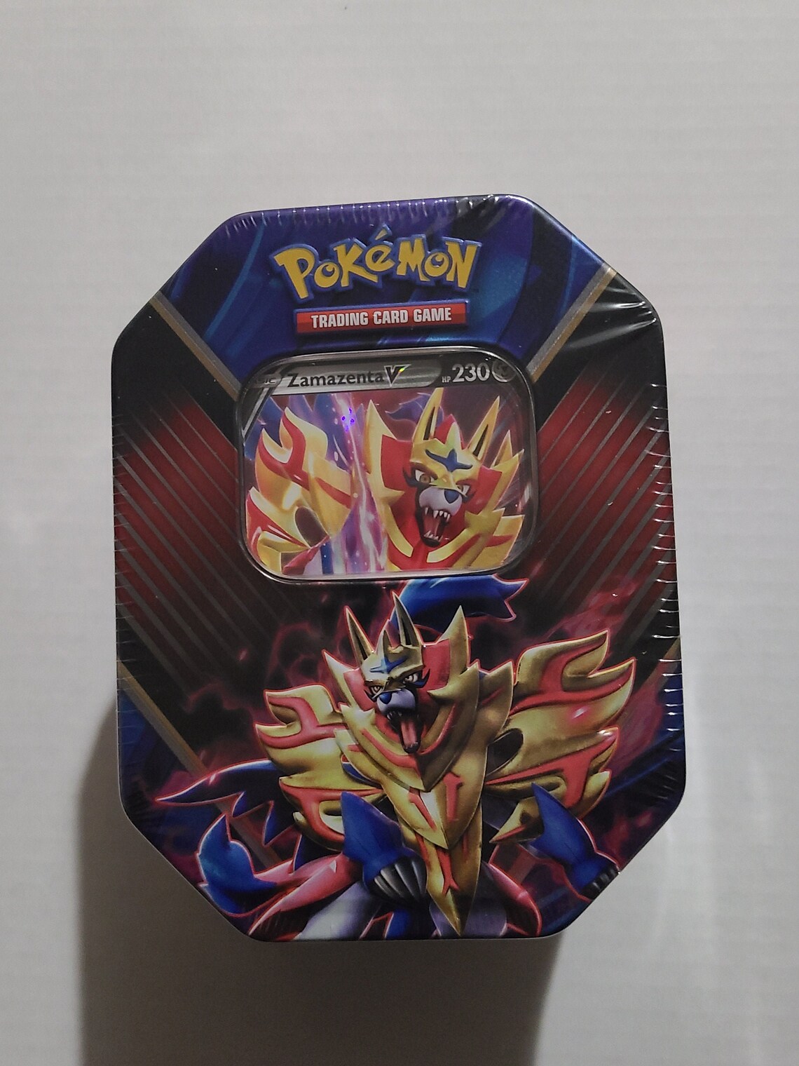 Pokemon Zamazenta V Trading Cards Blue Red Tin Sealed Etsy