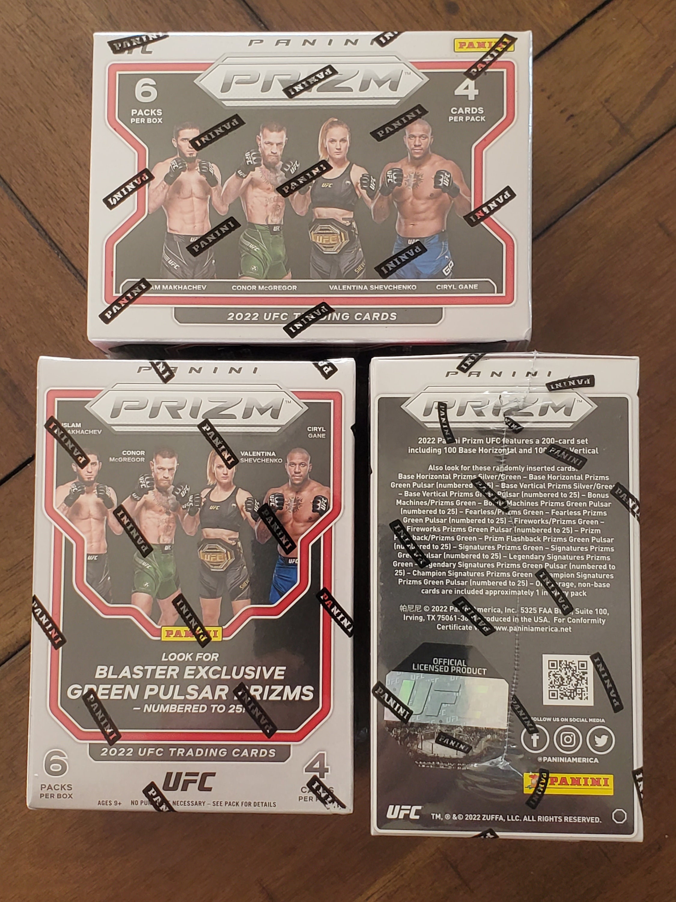thumbnail image 2 of 2x Panini 2022 Prizm UFC Blaster Boxes – Factory Sealed – 48 Cards Per Box – MMA Trading Cards 2 of 5