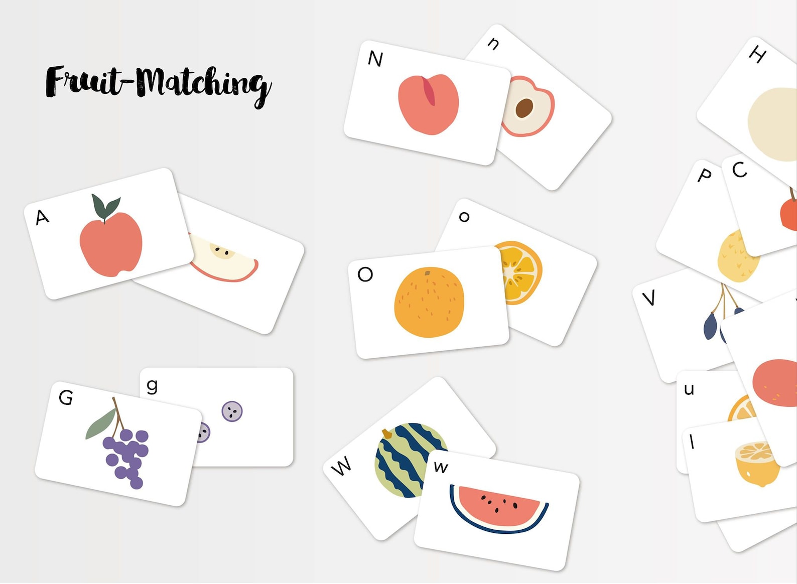 Matching card. Matching card