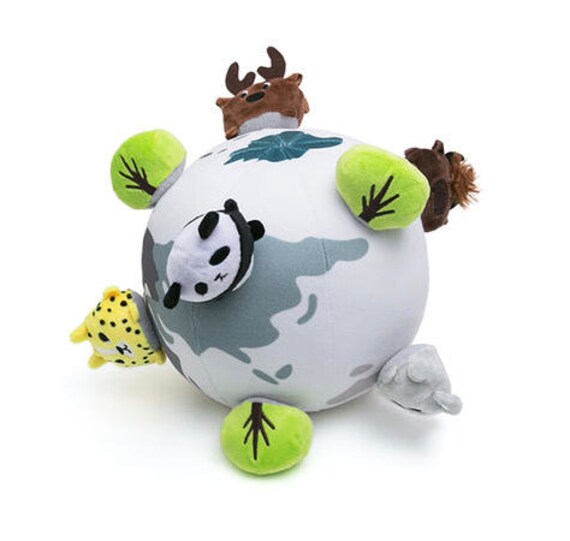 8 Around The World Planet Earth Animal Soft Globe Etsy