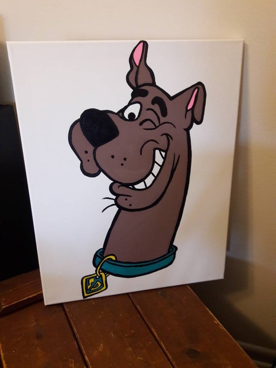 Plaques canvas pictures Scooby Doo set of Three Wall 
