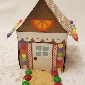 Gingerbread House Christmas Card – Holiday Greetings with 3D Christmas Tree – Handmade Keepsake