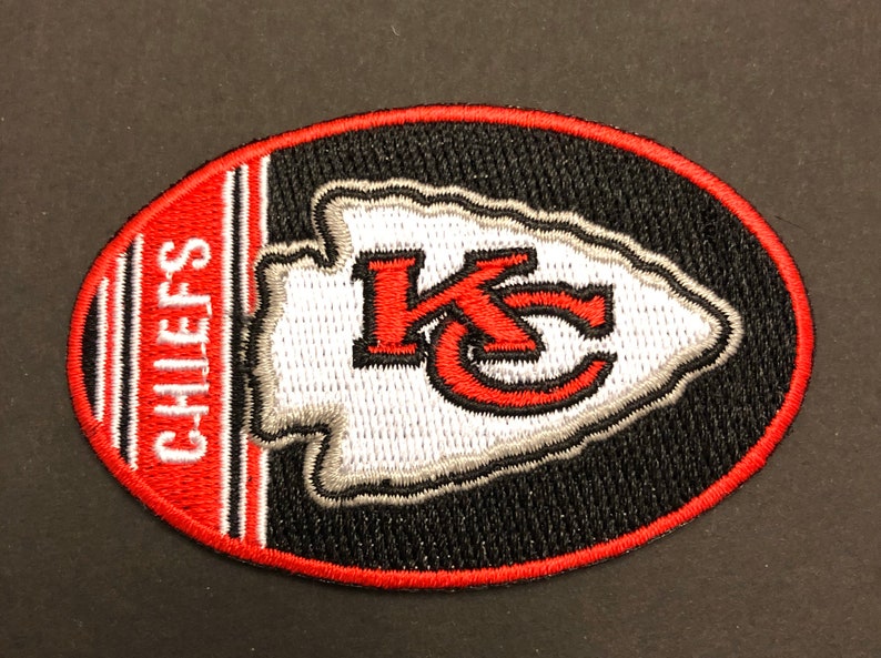 Kansas City Chiefs Embroidered Iron-On Patch | Etsy