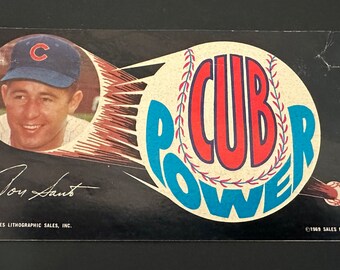 1969 Chicago Cubs Ron Santo Bumper Sticker