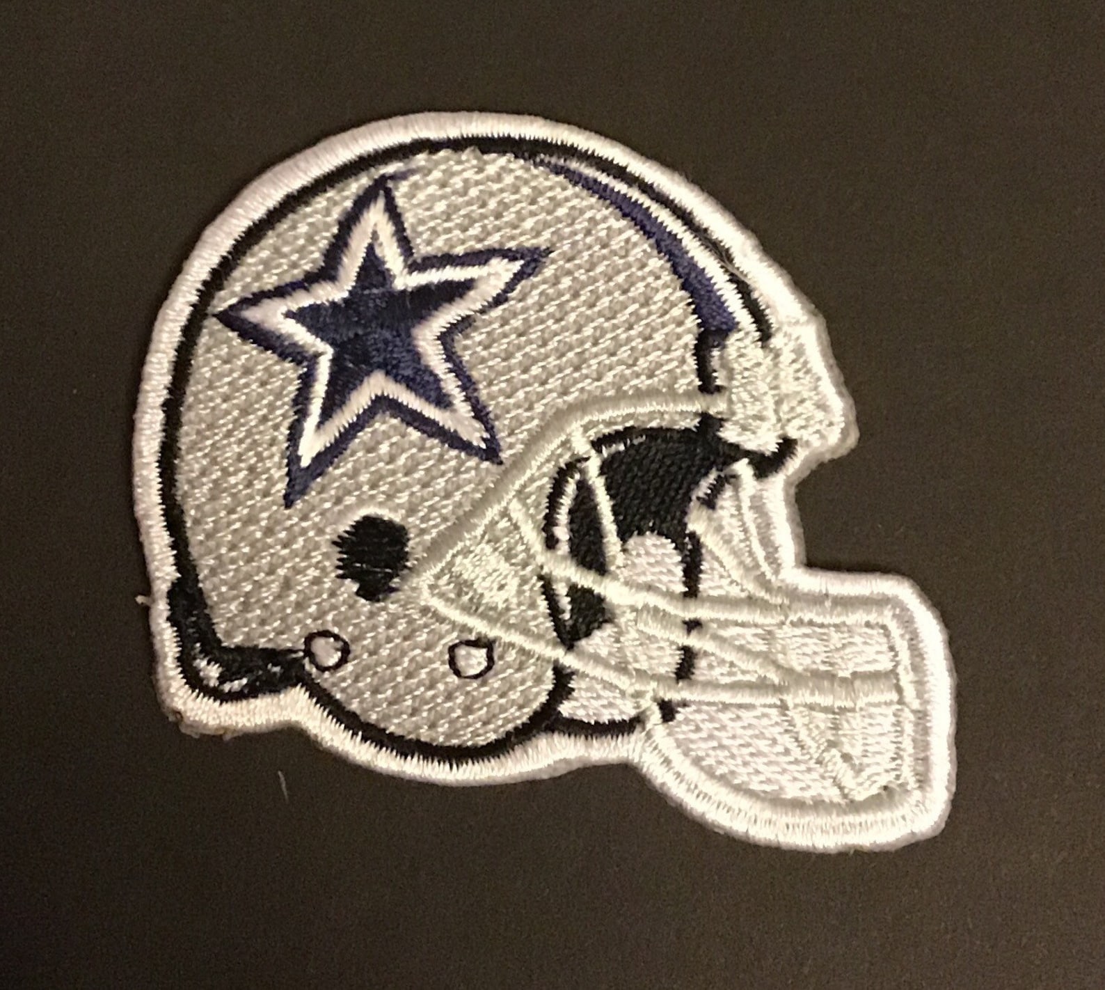 Dallas Cowboys Helmet Embroidered IronOn Patch Etsy