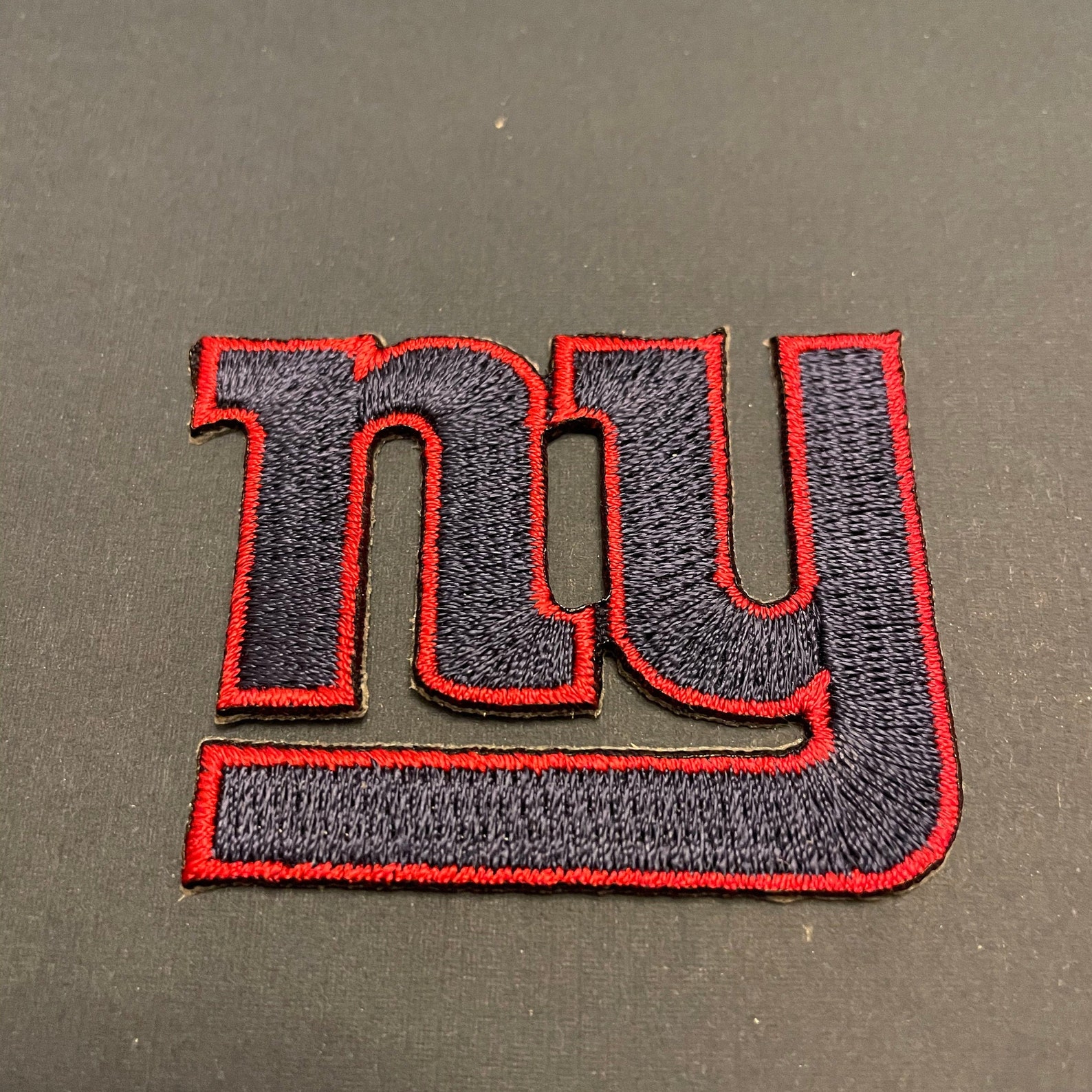New York Giants Embroidered Iron-On Patch | Etsy