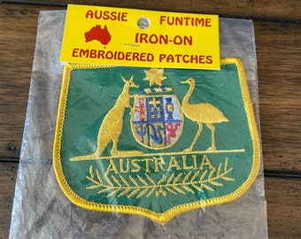 AUSTRALIA FLAG embroidered iron-on PATCH AUSTRALIAN new AUSSIE DOWN UNDER BEST 