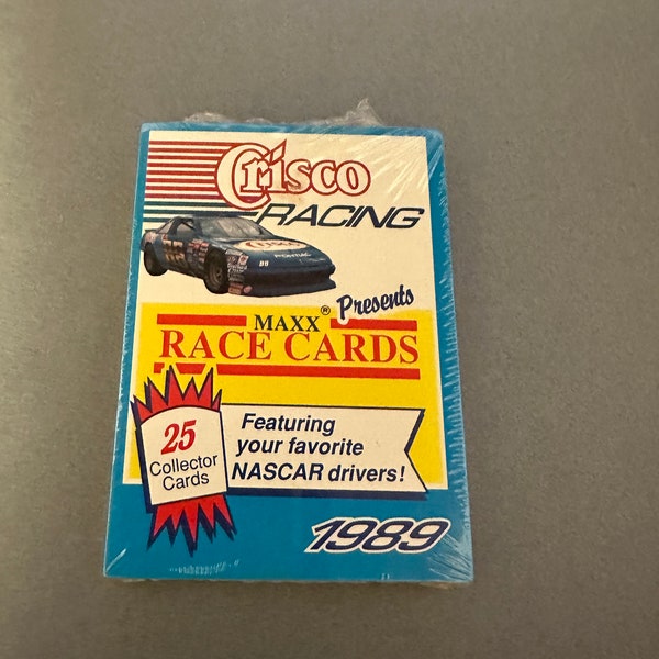 1989 Maxx Crisco 25 card NASCAR Driver Set -Earnhardt Petty Etc