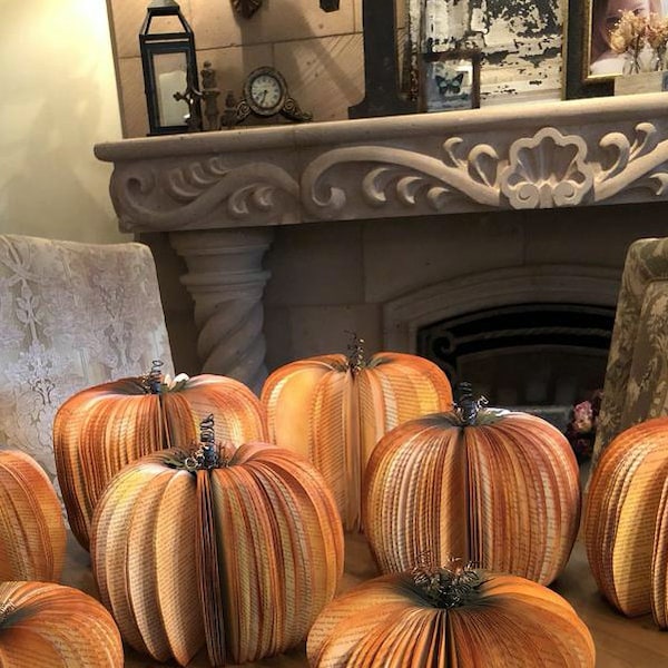 Book Pumpkins for Fall and Halloween (Original-Smooth)