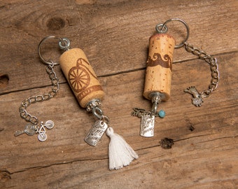 Wine Cork Key chains