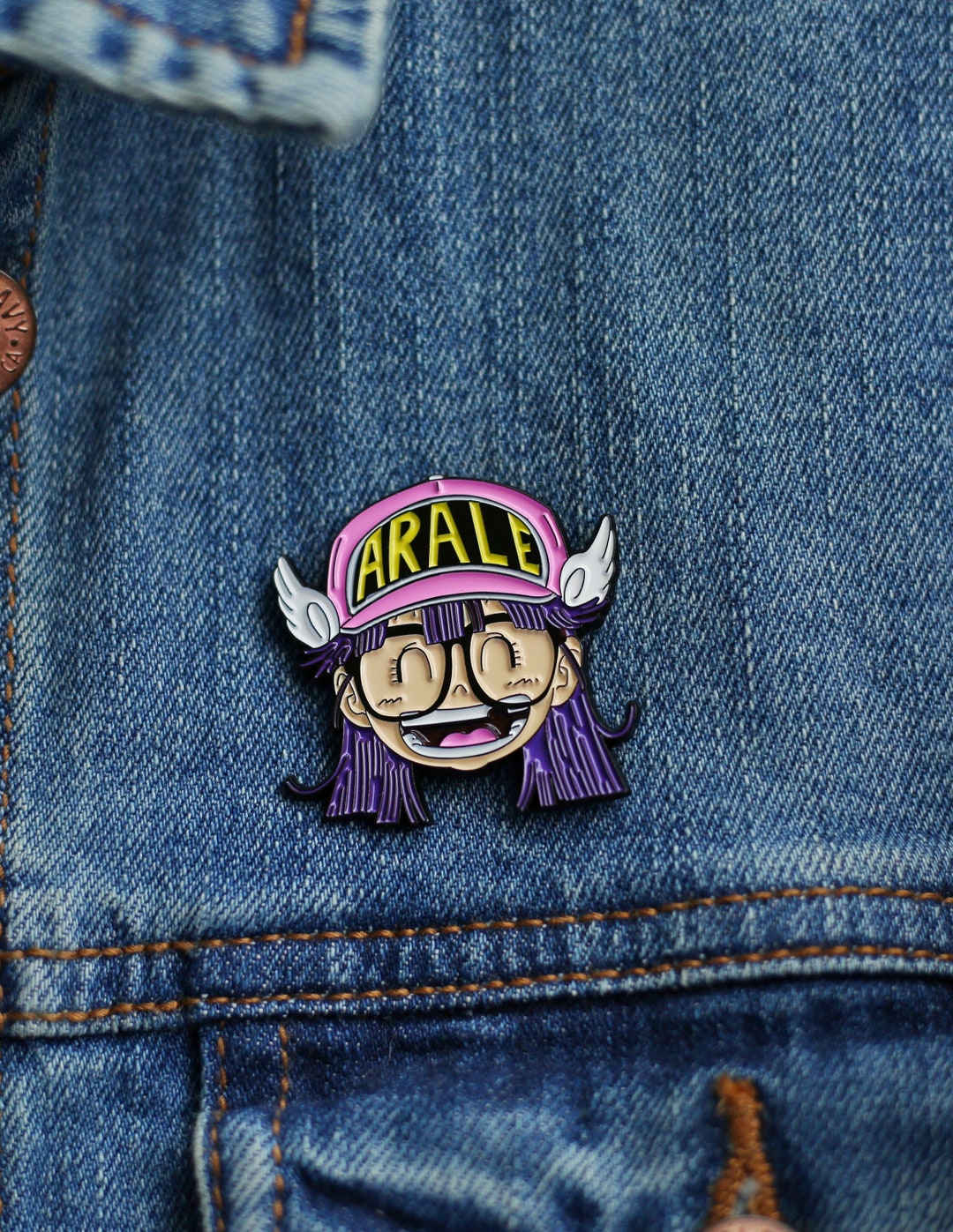 Arale 1.5 Inch Enamel Pin - Etsy