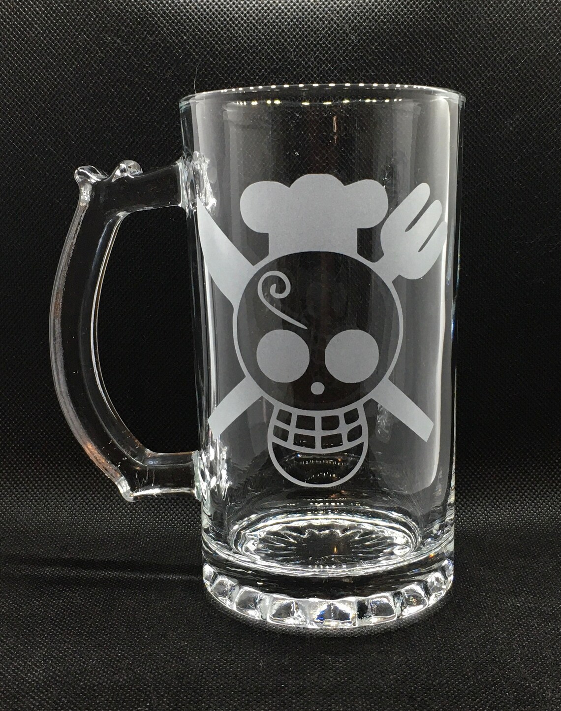 Sanji Jolly Roger Etched Pint Glass or Beer Mug - Etsy