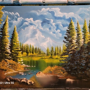 Bob ross Style painting- Natures beauty 18x24