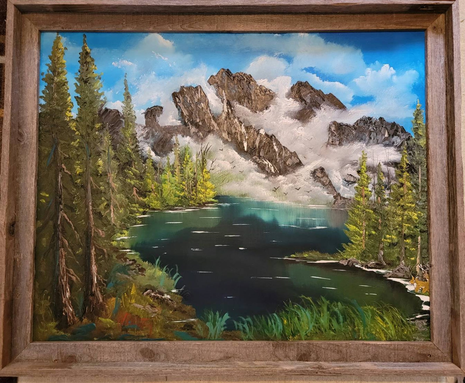 Landscape Wall Art/bedroom Decor/nature Oil Painting/oil/mountain Painting/painting Wall Art