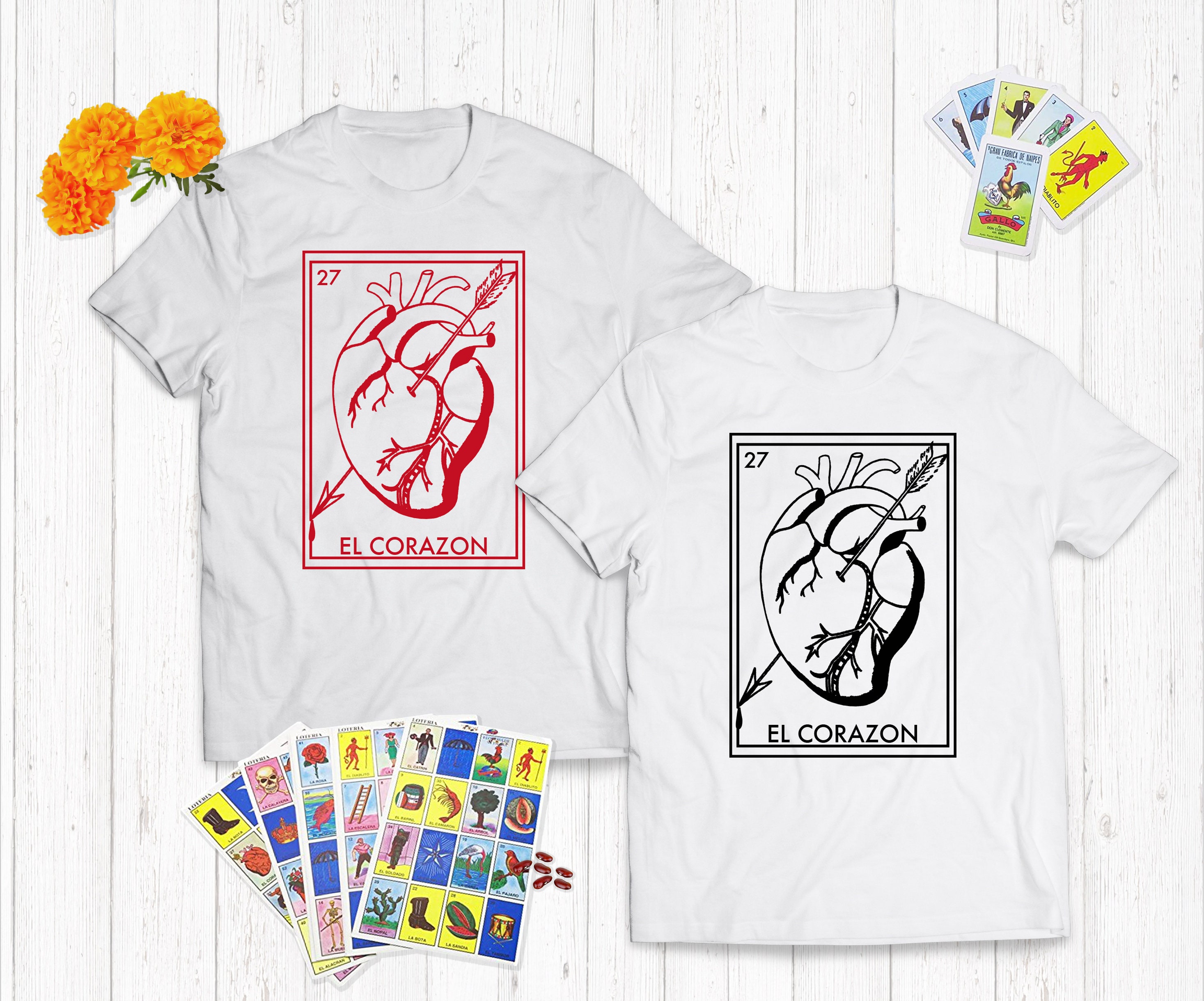 Crew Neck Unisex La Loteria Shirts Mexican Bingo Crewneck Etsy